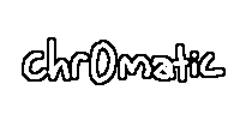 Logo containing the text 'chr0matic.'